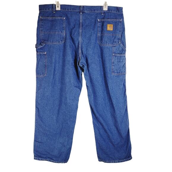 Carhartt carpenter blue baggy jeans size 46/30 Streetwear Workwear Heritage - Picture 2 of 9